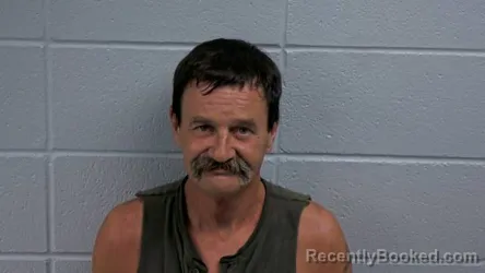 Mugshot of Scott Lamberton booked in Cleburne County, Arkansas on August 8, 2026