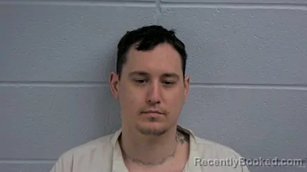 Mugshot of Corey A Moore booked in Cleburne County, Arkansas on October 21, 2026