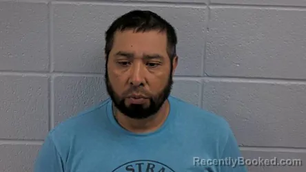 Mugshot of Juan N Martinez booked in Cleburne County, Arkansas on August 23, 2026