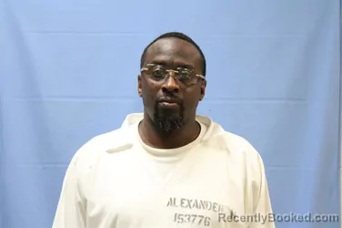 Mugshot of Marcell Junior Alexander booked in Crawford County, Arkansas on October 1, 2026