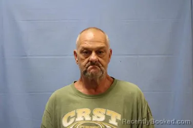 Mugshot of LARRY WILLIAM LEWIS booked in Crawford County, Arkansas on July 12, 2026