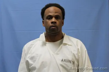 Mugshot of CHRISTOPHER MONTEZ ANDREWS booked in Crawford County, Arkansas on March 12, 2026