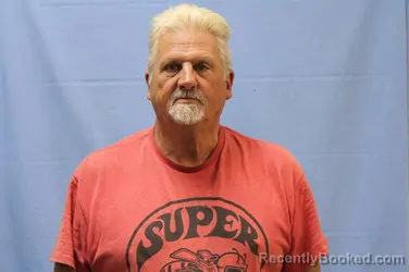 Mugshot of RICKY DENNIS GLASS booked in Crawford County, Arkansas on April 8, 2026