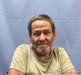 Mugshot of Larry Sharrah booked in Crawford County, Arkansas on October 1, 2026
