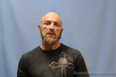 Mugshot of BRANDON MICHAEL SPAULDING booked in Crawford County, Arkansas on March 24, 2026