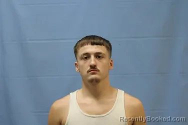 Mugshot of Trace James Bowling booked in Crawford County, Arkansas on October 25, 2026