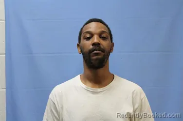 Mugshot of DENARIUS DESHUN LOVE booked in Crawford County, Arkansas on March 24, 2026