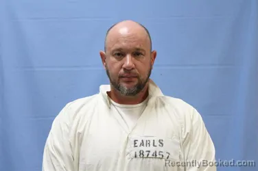 Mugshot of GEORGE HENRY EARLS booked in Crawford County, Arkansas on July 30, 2026