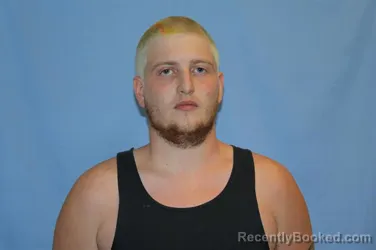 Mugshot of Tristan Lee Webber booked in Crawford County, Arkansas on August 21, 2026