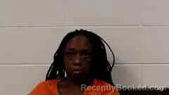 Mugshot of Jarnicka Thomas booked in Cross County, Arkansas on October 1, 2026