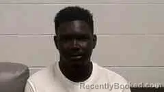 Mugshot of Khalidou Sarr booked in Cross County, Arkansas on October 8, 2026