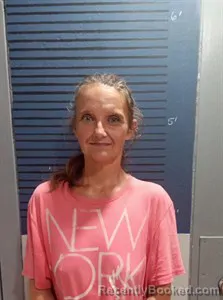 Mugshot of Kristi Michelle Johnson booked in Dallas County, Arkansas on July 10, 2026