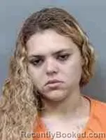 Mugshot of Aaliyah Joanna Sheehan booked in Citrus County, Florida on July 31, 2026