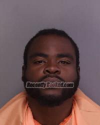Booking photo from Florence County, South Carolina