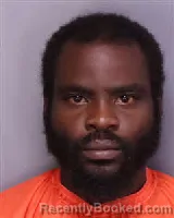 Mugshot of Raheim Deshaun Kennedy booked in Florence County, South Carolina on August 19, 2026