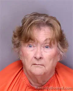 Mugshot of Peggy Jean Williamson booked in Florence County, South Carolina on September 10, 2026