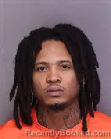 Mugshot of RAJI VAKWON JOHNSON booked in Florence County, South Carolina on April 28, 2026