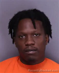 Mugshot of Semaj Malik Evans booked in Florence County, South Carolina on October 15, 2026