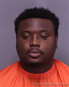 Mugshot of Malik Jakeem Johnson booked in Florence County, South Carolina on October 13, 2026