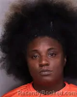 Mugshot of MYASIA DOMINIQUE WILLIAMS booked in Florence County, South Carolina on July 7, 2026