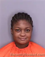 Mugshot of Taneizah Yarri James booked in Florence County, South Carolina on August 17, 2026