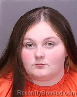 Mugshot of Amber Grace Griggs booked in Florence County, South Carolina on August 21, 2026