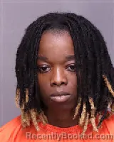 Mugshot of Telmya Makayla Mack booked in Florence County, South Carolina on August 27, 2026