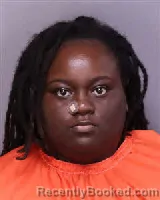 Mugshot of Franchesca Bianca Scott booked in Florence County, South Carolina on September 3, 2026