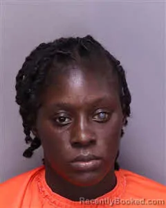 Mugshot of Alaya Ajnee Perry booked in Florence County, South Carolina on September 7, 2026