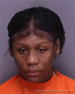 Mugshot of Naaerial Nevaeh Goins booked in Florence County, South Carolina on October 12, 2026
