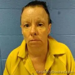 Mugshot of Mary Ives booked in Faulkner County, Arkansas on October 5, 2026