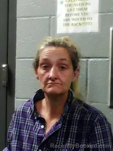 Mugshot of Micarra Anne Rundell booked in Franklin County, Arkansas on April 16, 2026