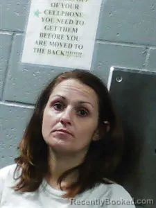 Mugshot of Ashley Nicole Stine booked in Franklin County, Arkansas on July 5, 2026
