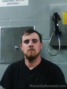 Mugshot of Jonathan Michael Guynes booked in Franklin County, Arkansas on July 6, 2026