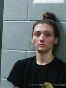 Mugshot of Mackayla Robbins booked in Franklin County, Arkansas on July 8, 2026