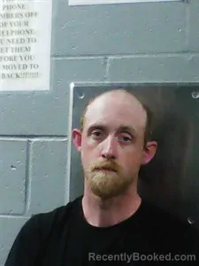 Mugshot of Caleb Wilcox booked in Franklin County, Arkansas on August 1, 2026