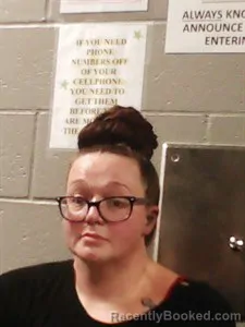 Mugshot of Jessica Leigh Johnson booked in Franklin County, Arkansas on August 5, 2026