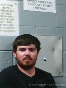 Mugshot of Brandon Steven Parish booked in Franklin County, Arkansas on August 16, 2026