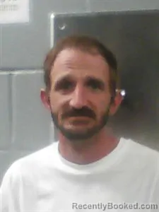 Mugshot of Justin Alan Curtis booked in Franklin County, Arkansas on August 23, 2026