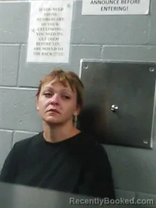 Mugshot of Megan Darlene Bradley booked in Franklin County, Arkansas on September 14, 2026