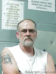 Mugshot of Chad Hollingsworth booked in Franklin County, Arkansas on September 27, 2026