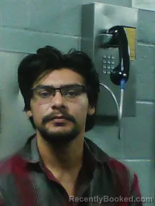 Mugshot of Alexander Rojas booked in Franklin County, Arkansas on September 29, 2026