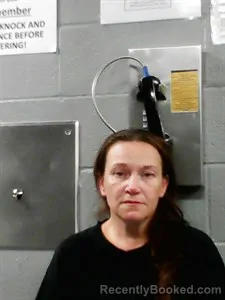 Mugshot of Ashley Dawn Moore booked in Franklin County, Arkansas on October 1, 2026