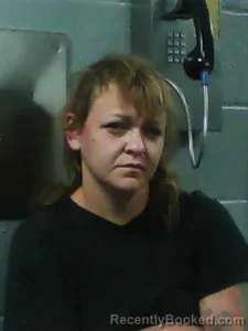 Mugshot of Megan Darlene Bradley booked in Franklin County, Arkansas on October 7, 2026