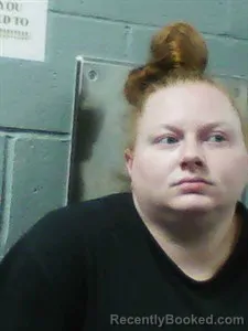 Mugshot of Hazel Samantha Rene Saucier booked in Franklin County, Arkansas on October 22, 2026