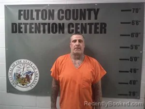 Mugshot of Ricky Lee Johnson booked in Fulton County, Arkansas on July 14, 2026