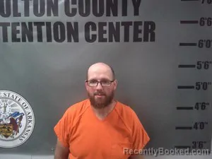 Mugshot of Dustin Niswonger booked in Fulton County, Arkansas on July 15, 2026