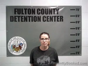 Mugshot of Danielle Elizabeth Richardson booked in Fulton County, Arkansas on August 12, 2026