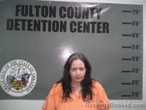 Mugshot of Haley Montgomery booked in Fulton County, Arkansas on August 16, 2026