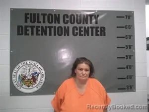 Mugshot of Amber Ann Coyne booked in Fulton County, Arkansas on August 21, 2026
